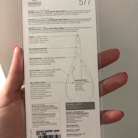 Mundial Cuticle Nippers - Picture 2 of 3